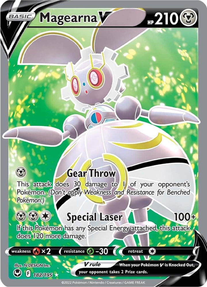 Magearna V (182/195) [Sword & Shield: Silver Tempest] Pokémon