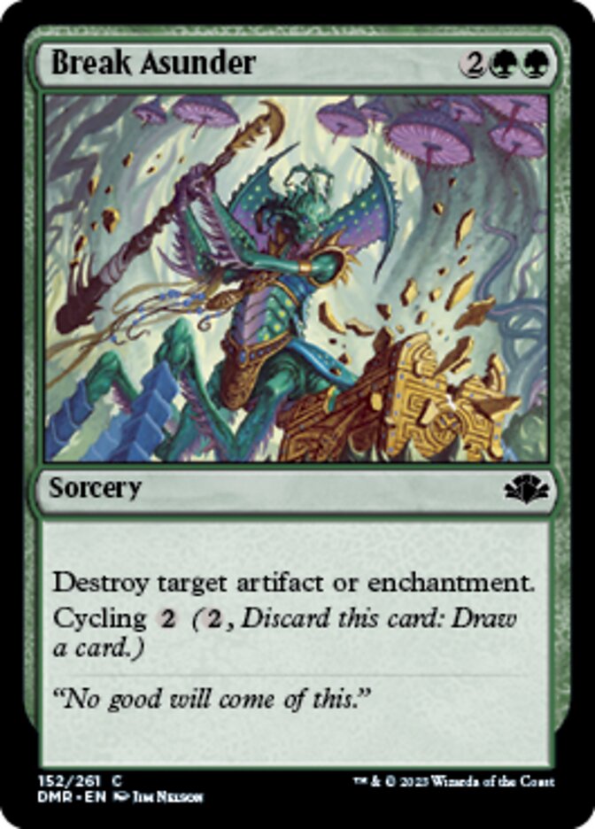 Break Asunder [Dominaria Remastered] Magic: The Gathering