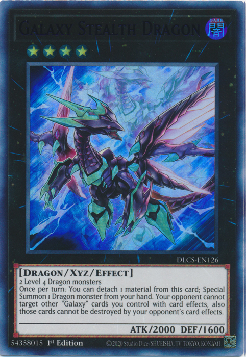 Galaxy Stealth Dragon (Purple) [DLCS-EN126] Ultra Rare Yu-Gi-Oh!