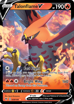Talonflame V (029/185) [Sword & Shield: Vivid Voltage] Pokémon