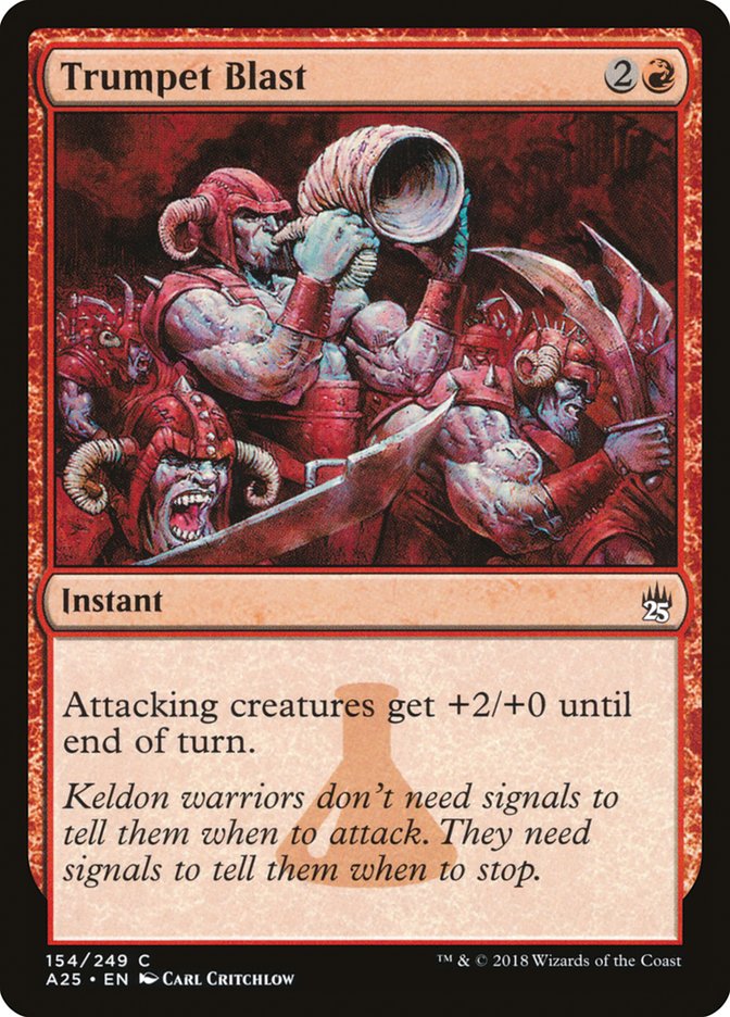 Trumpet Blast [Masters 25] Magic: The Gathering