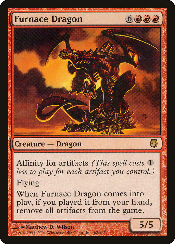 Furnace Dragon [Darksteel] Magic: The Gathering