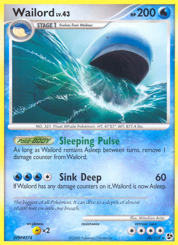 Wailord (30/106) [Diamond & Pearl: Great Encounters] Pokémon