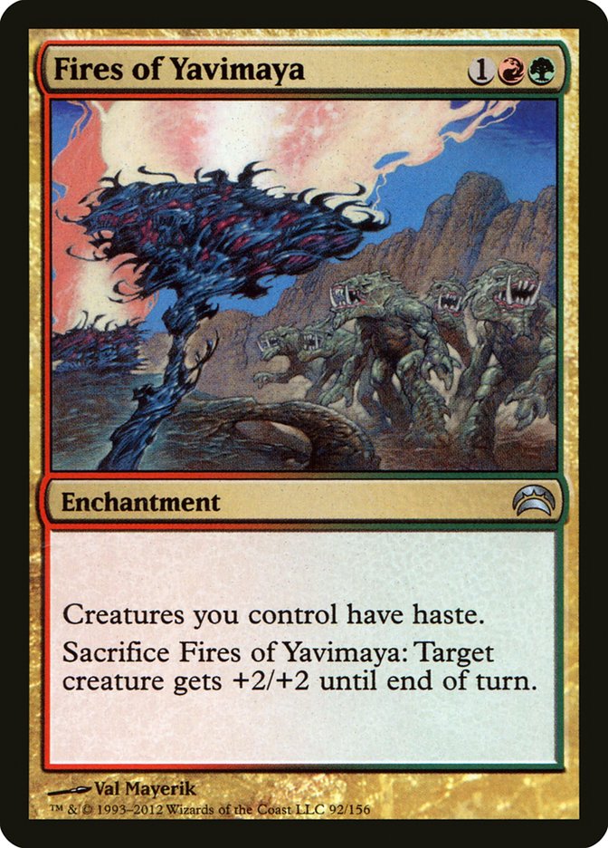 Fires of Yavimaya [Planechase 2012] Magic: The Gathering