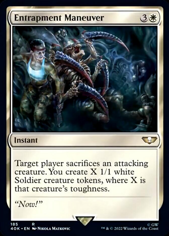 Entrapment Maneuver [Warhammer 40,000] Magic: The Gathering