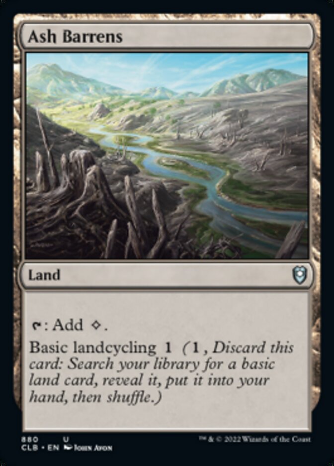 Ash Barrens [Commander Legends: Battle for Baldur's Gate] Magic: The Gathering