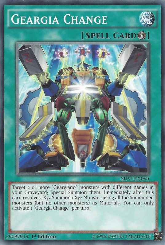 Geargia Change [SHVI-EN095] Common Yu-Gi-Oh!