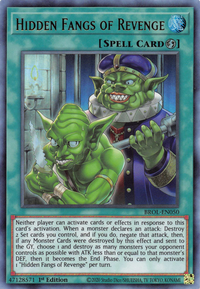 Hidden Fangs of Revenge [BROL-EN050] Ultra Rare Yu-Gi-Oh!