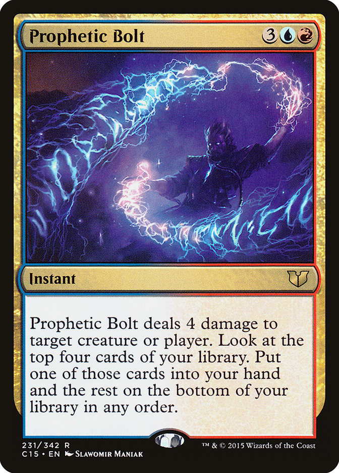 Prophetic Bolt [Commander 2015] Magic: The Gathering