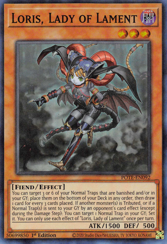 Loris, Lady of Lament [POTE-EN092] Super Rare Yu-Gi-Oh!