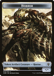 Horror // Thrull Double-Sided Token [Commander Legends Tokens] Magic: The Gathering