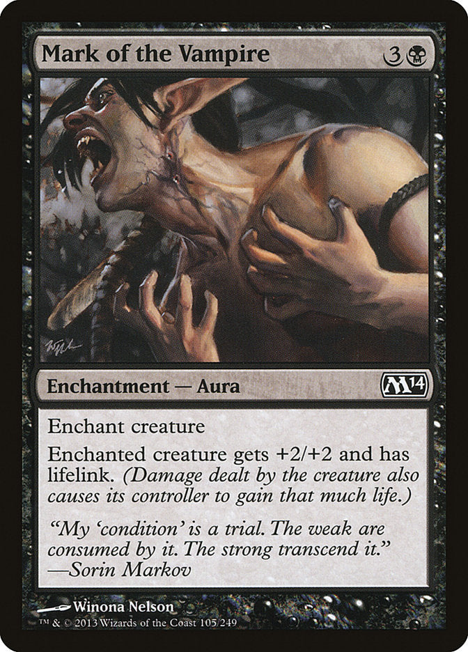 Mark of the Vampire [Magic 2014] Magic: The Gathering