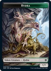 Hydra // Illusion Double-Sided Token [Zendikar Rising Tokens] Magic: The Gathering