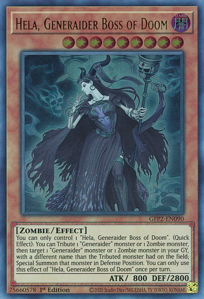 Hela, Generaider Boss of Doom [GFP2-EN090] Ultra Rare Yu-Gi-Oh!