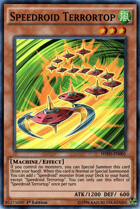 Speedroid Terrortop [HSRD-EN001] Super Rare Yu-Gi-Oh!