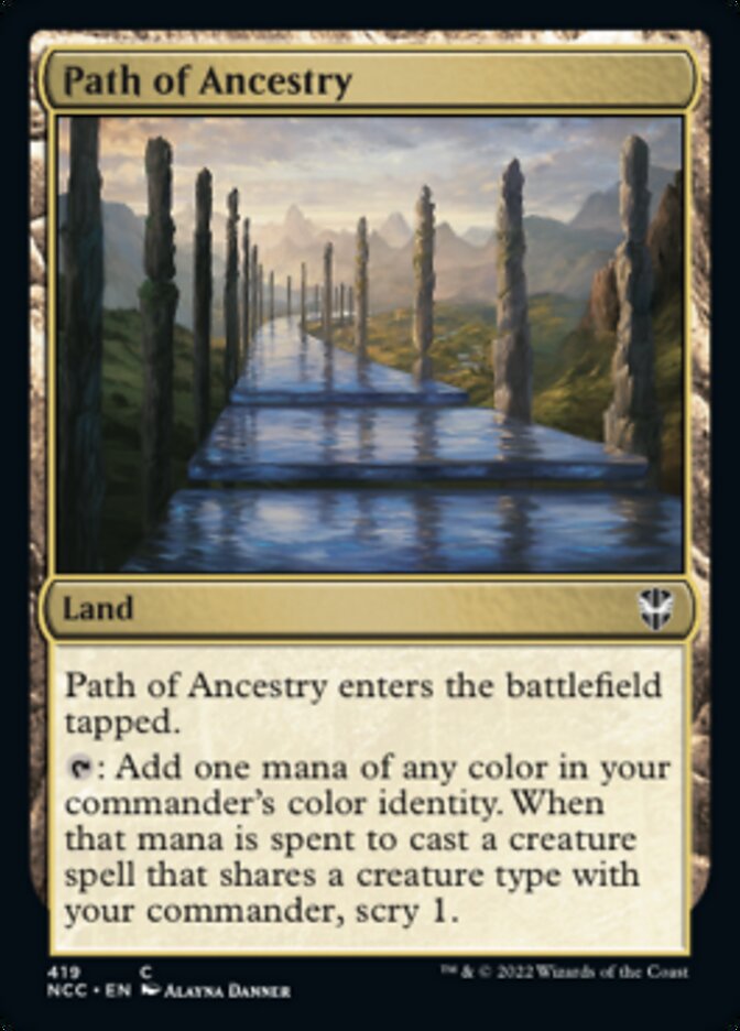 Path of Ancestry [Streets of New Capenna Commander] Magic: The Gathering