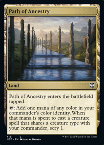 Path of Ancestry [Streets of New Capenna Commander] Magic: The Gathering