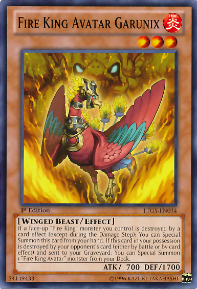 Fire King Avatar Garunix [LTGY-EN034] Common Yu-Gi-Oh!