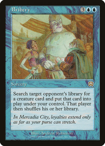 Bribery [Mercadian Masques] Magic: The Gathering