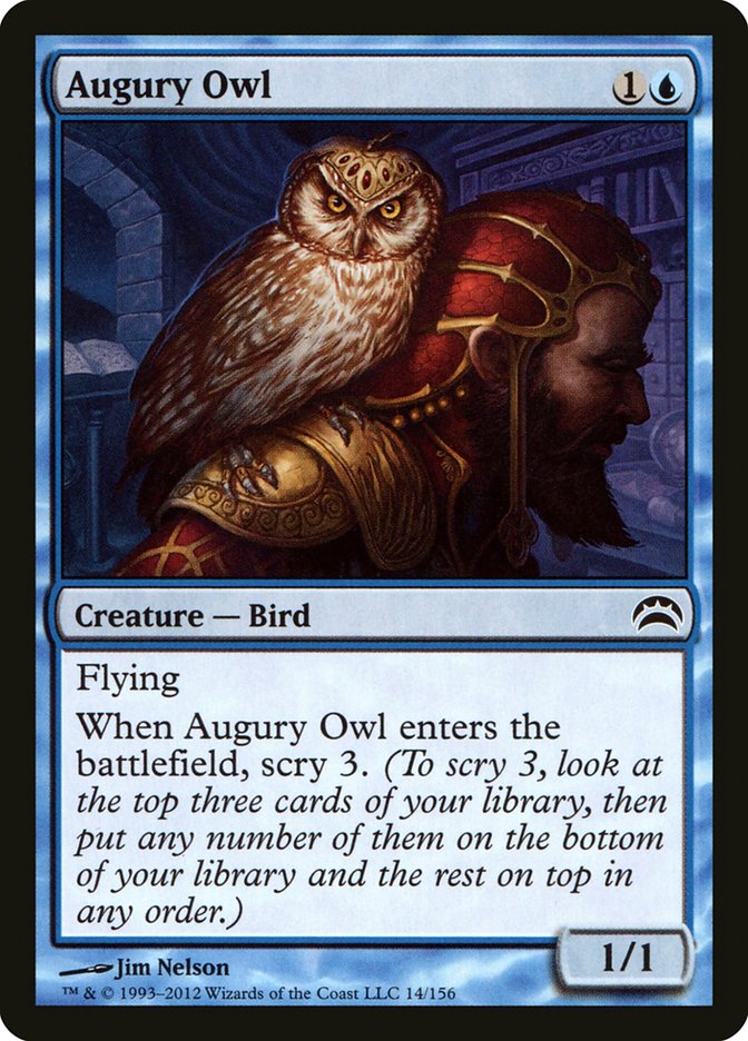 Augury Owl [Planechase 2012] Magic: The Gathering