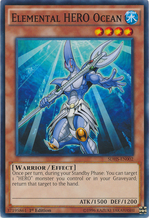 Elemental Hero Ocean [SDHS-EN002] Common Yu-Gi-Oh!