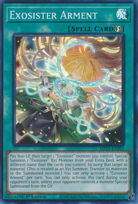 Exosister Arment [MP23-EN261] Super Rare Yu-Gi-Oh!