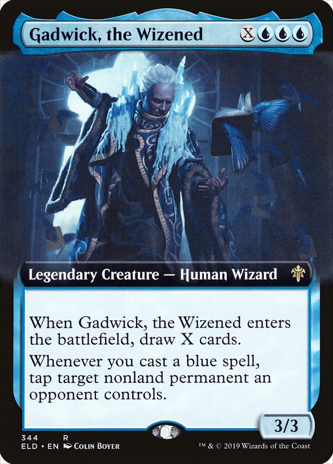 Gadwick, the Wizened (Extended Art) [Throne of Eldraine] Magic: The Gathering