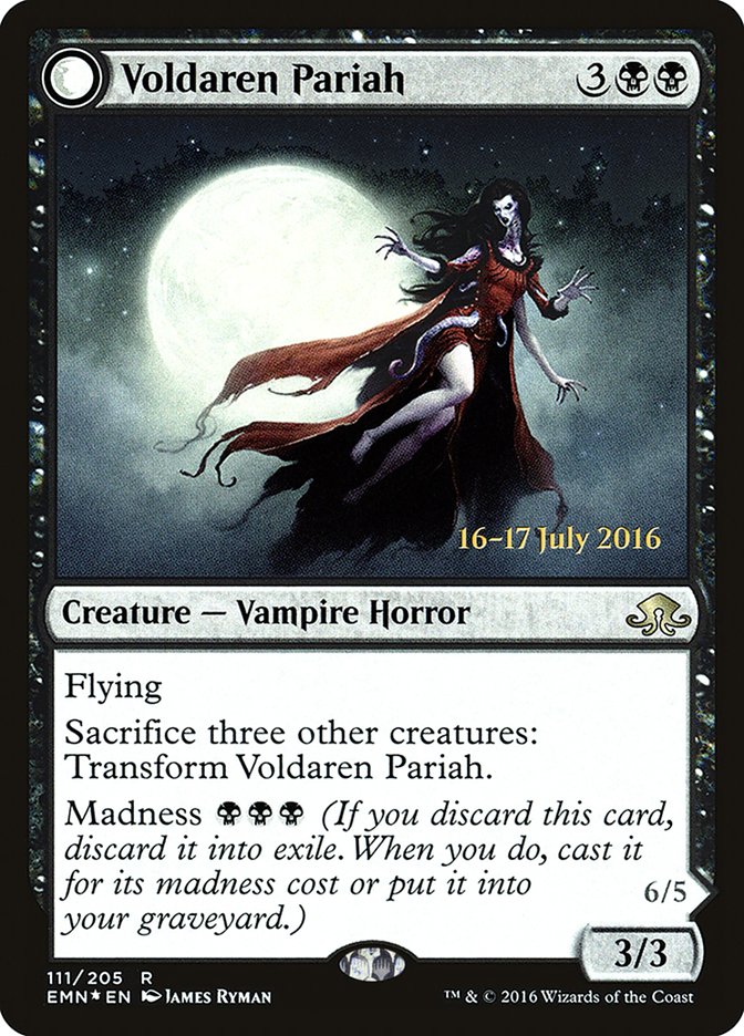 Voldaren Pariah // Abolisher of Bloodlines [Eldritch Moon Prerelease Promos] Magic: The Gathering