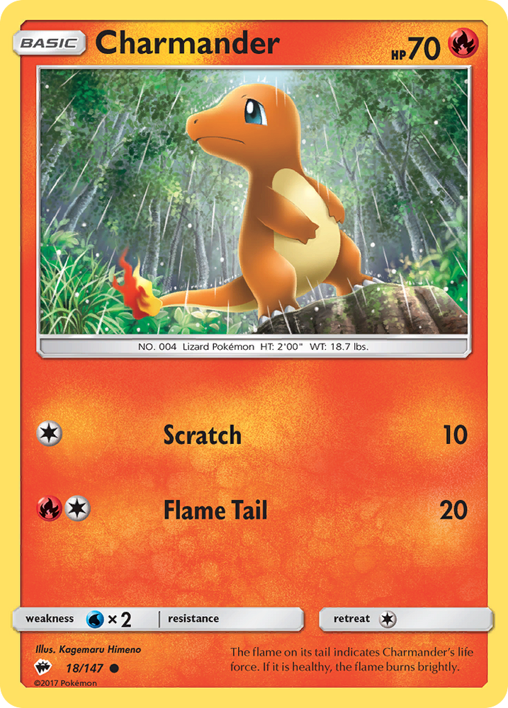 Charmander (18/147) [Sun & Moon: Burning Shadows] Pokémon