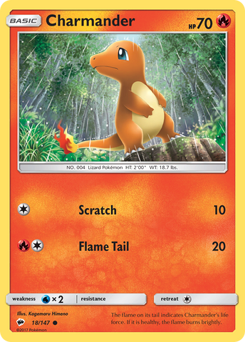 Charmander (18/147) [Sun & Moon: Burning Shadows] Pokémon