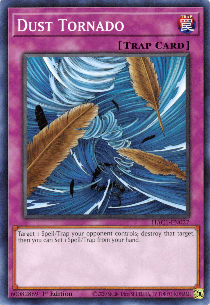 Dust Tornado (Duel Terminal) [HAC1-EN027] Parallel Rare Yu-Gi-Oh!