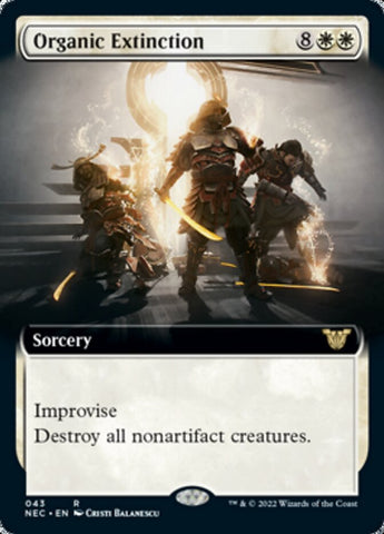 Organic Extinction (Extended Art) [Kamigawa: Neon Dynasty Commander] Magic: The Gathering