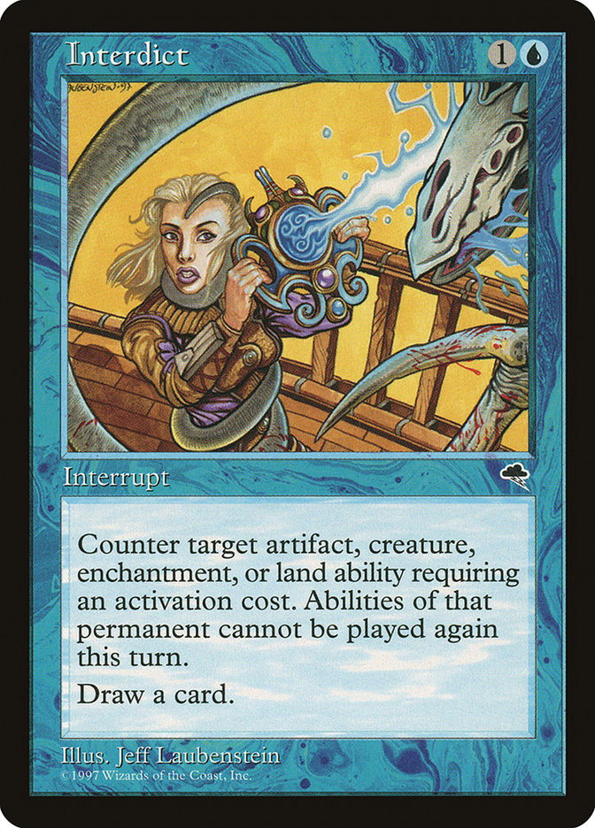 Interdict [Tempest] Magic: The Gathering