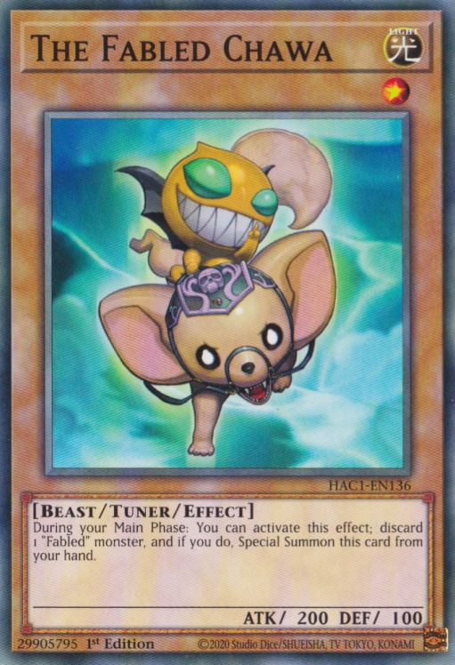 The Fabled Chawa [HAC1-EN136] Common Yu-Gi-Oh!