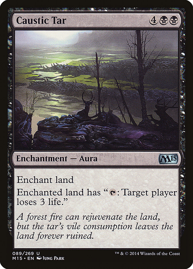 Caustic Tar [Magic 2015] Magic: The Gathering