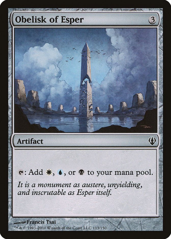 Obelisk of Esper [Archenemy] Magic: The Gathering