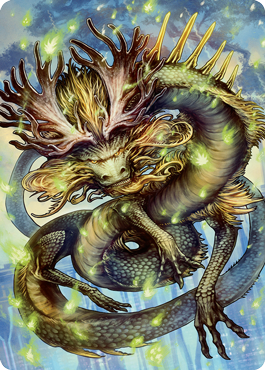 Kura, the Boundless Sky Art Card [Kamigawa: Neon Dynasty Art Series] Magic: The Gathering
