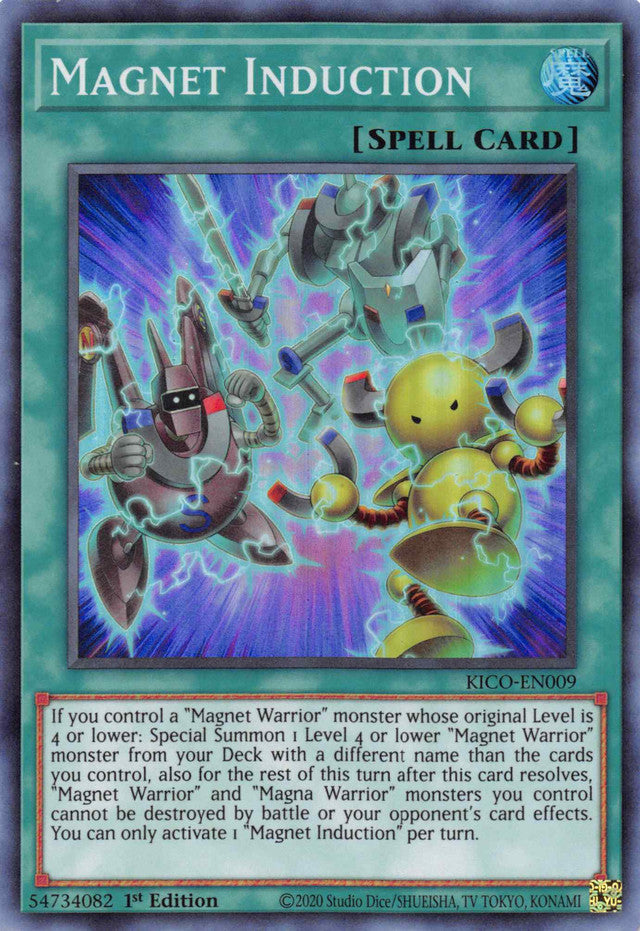 Magnet Induction (Super Rare) [KICO-EN009] Super Rare Yu-Gi-Oh!