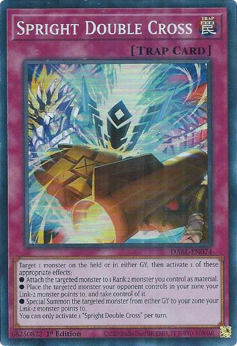 Spright Double Cross [DABL-EN074] Super Rare Yu-Gi-Oh!