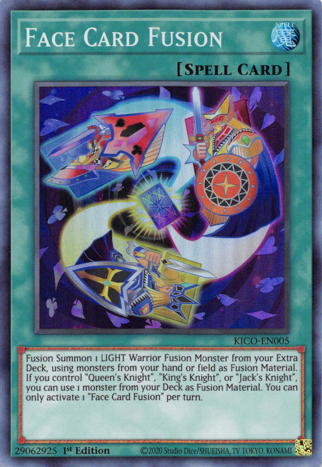 Face Card Fusion (Super Rare) [KICO-EN005] Super Rare Yu-Gi-Oh!