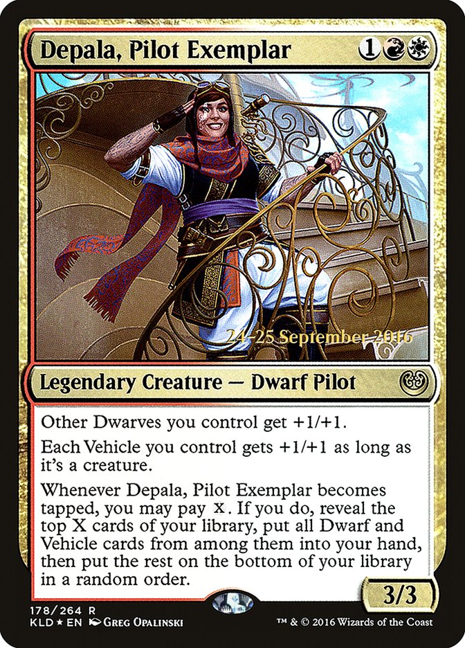 Depala, Pilot Exemplar [Kaladesh Prerelease Promos] Magic: The Gathering