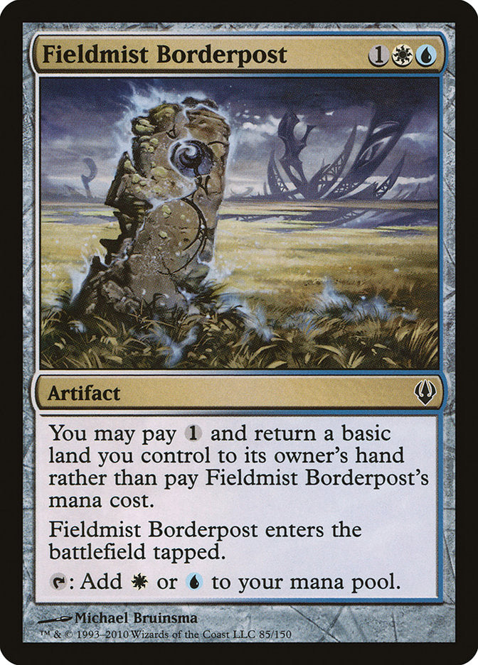 Fieldmist Borderpost [Archenemy] Magic: The Gathering
