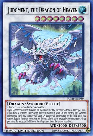 Judgment, the Dragon of Heaven [JUMP-EN089] Ultra Rare Yu-Gi-Oh!