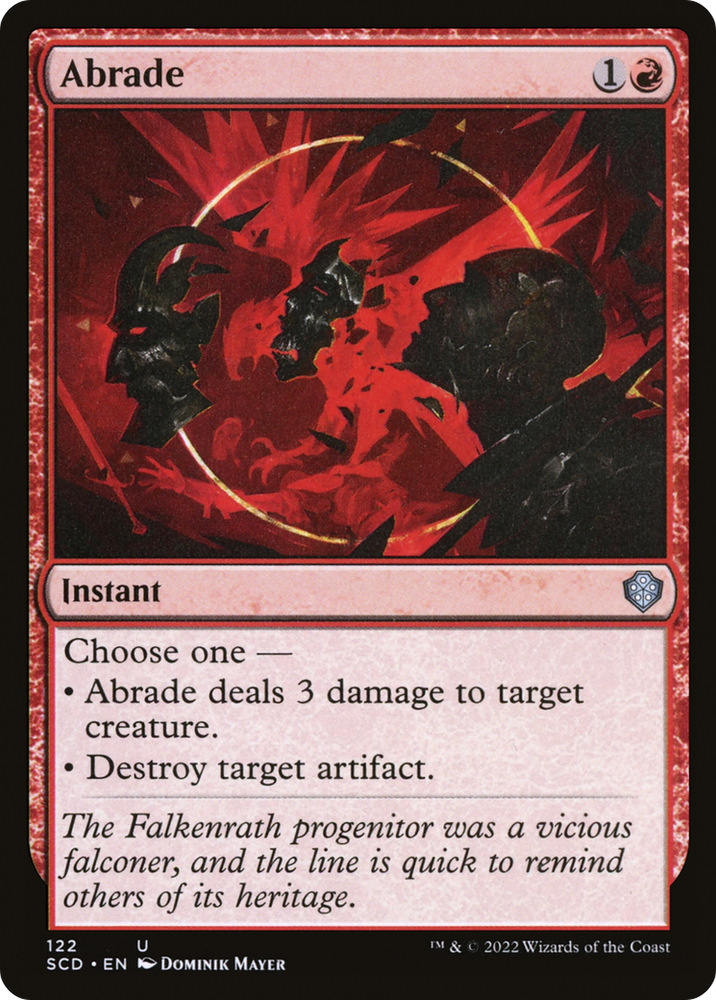 Abrade [Starter Commander Decks] Magic: The Gathering