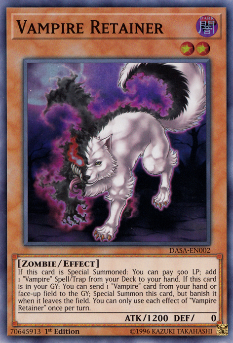 Vampire Retainer [DASA-EN002] Super Rare Yu-Gi-Oh!
