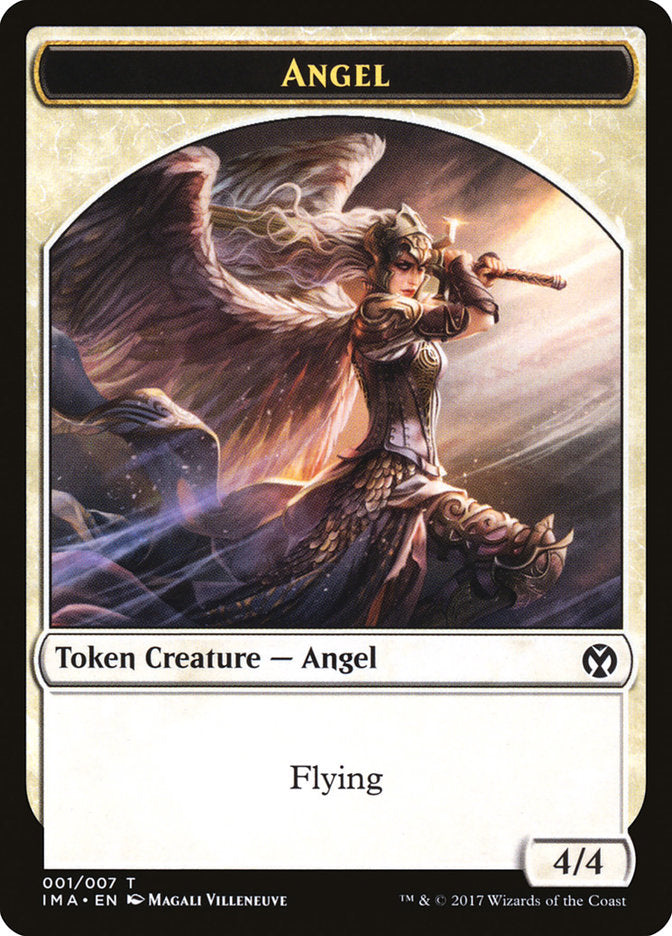 Angel Token [Iconic Masters Tokens] Magic: The Gathering