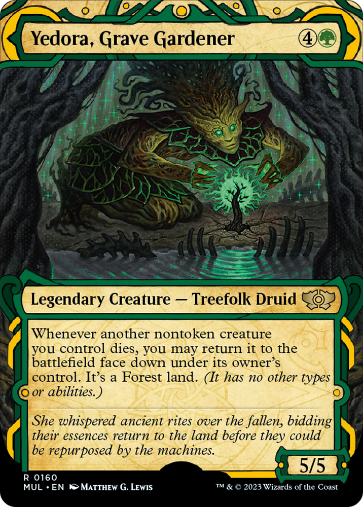 Yedora, Grave Gardener (Halo Foil) [Multiverse Legends] Magic: The Gathering