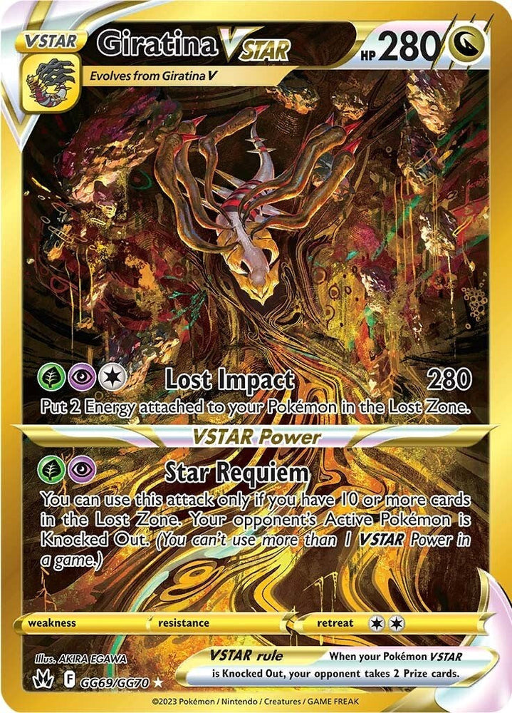 Giratina VSTAR (GG69/GG70) (Secret) [Sword & Shield: Crown Zenith] Pokémon
