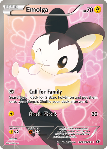 Emolga (RC23/RC25) [Black & White: Legendary Treasures] Pokémon