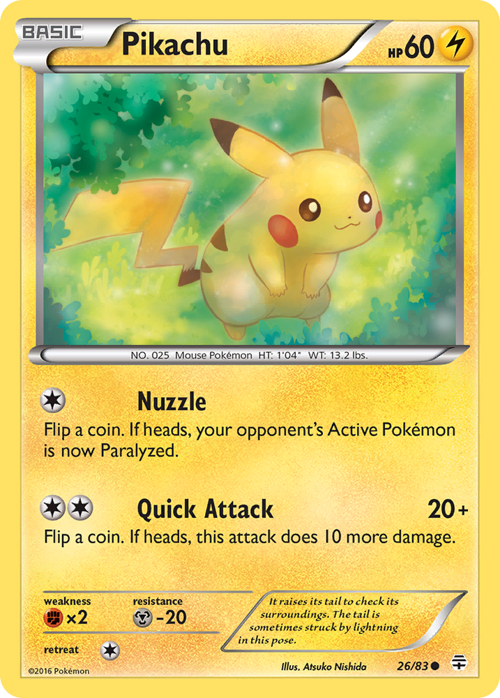 Pikachu (26/83) [XY: Generations] Pokémon